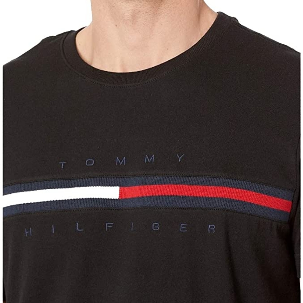 TOMMY HILFIGER Men SS Crew Big Flag Core Logo T-Shirt